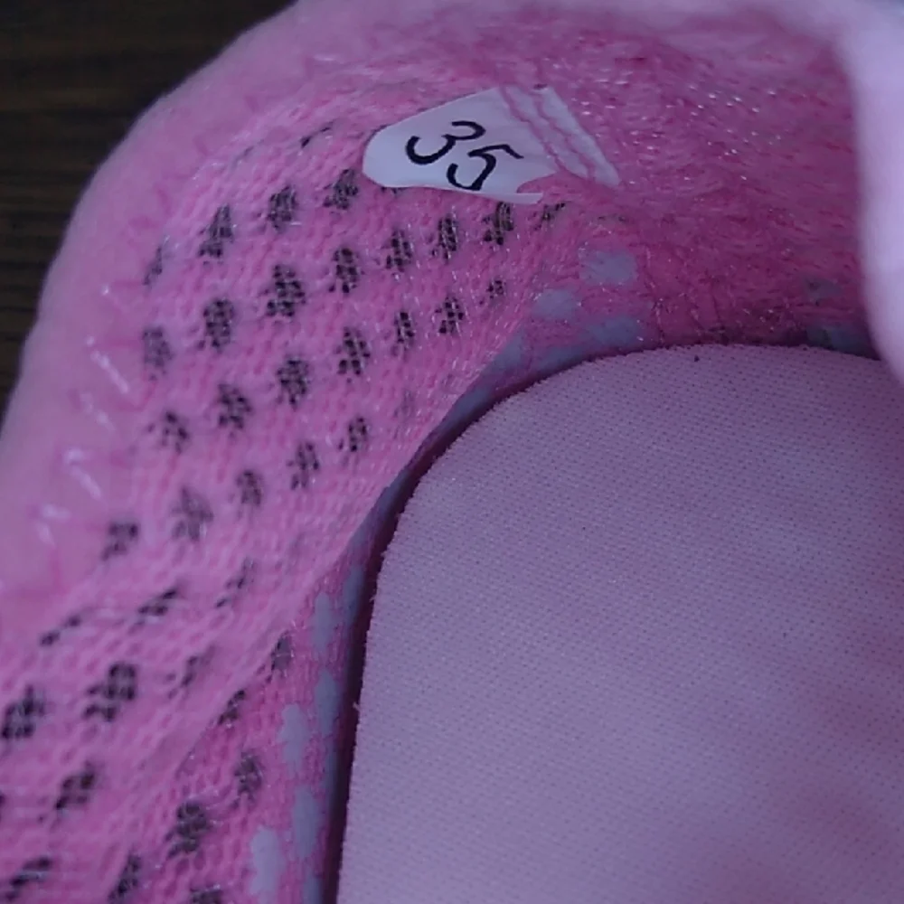 Kids Pink Mesh Shoes